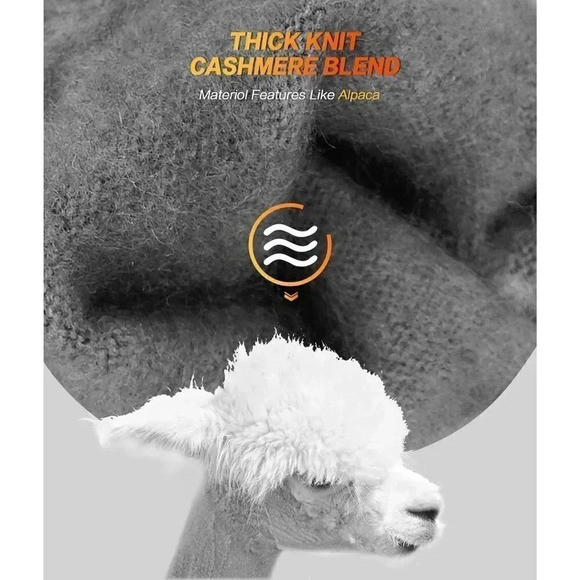 Women's Imported Winter Touchscreen Stretch  Thermal Magic Warm Wool Gloves - Picture 4 of 6